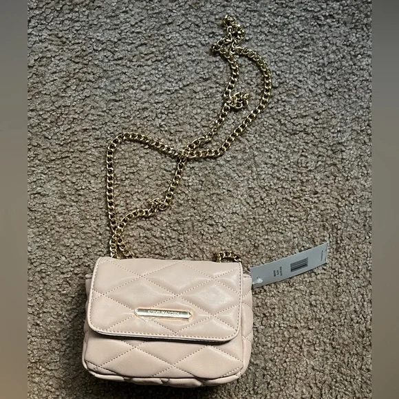 NWT Steve Madden Blush Quilted Crossbody Bag - Picture 9 of 9